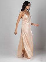 Μακρύ Νυχτικό Φόρεμα Χιαστί Πλάτη