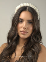 Νυφική στέκα με πέρλες