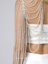 Τοπ από λευκές πέρλες