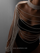 Τοπ από λευκές πέρλες