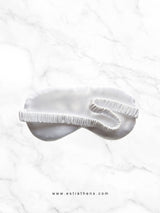 Λευκή bridal σατέν μάσκα ύπνου