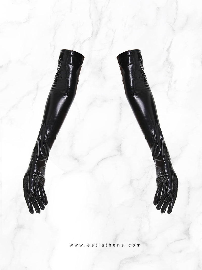 Μαύρα vinyl γάντια